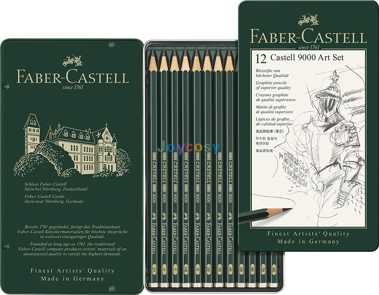 Faber-Castell 9000 濬 ġ  Ʈ ̼ 8B-2H, 5H..